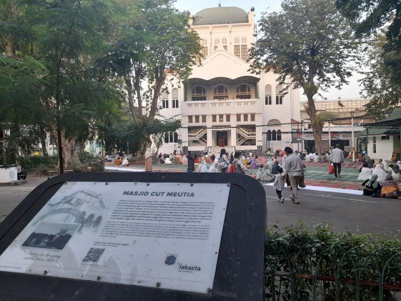Masjid Cut Meutia, Eks Kantor Belanda yang Jadi Salah Satu Tempat Salat Ied di Jakarta