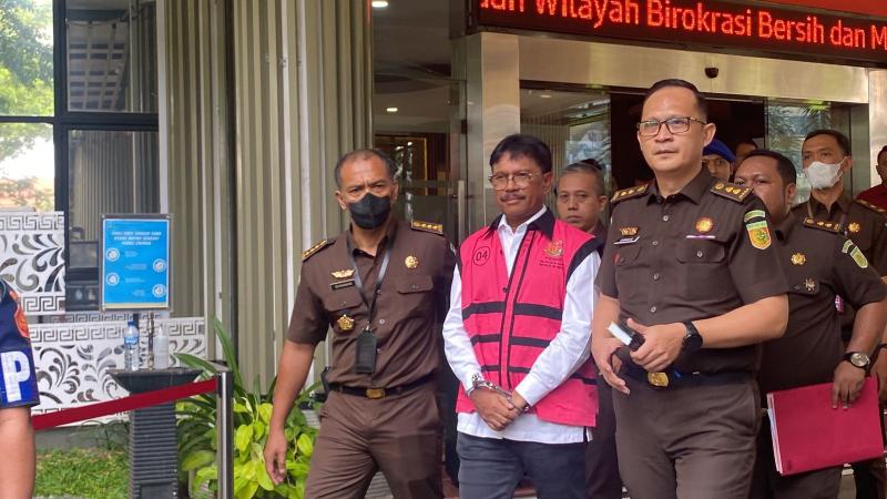 Johnny G Plate Hadapi Sidang Perdana Korupsi BTS 4G Kominfo Hari Ini