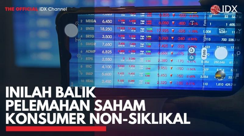 Inilah Balik Pelemahan Saham Konsumer Non-Siklikal. (Sumber : IDXChannel)