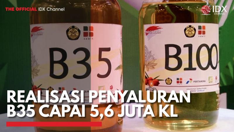 Realisasi Penyaluran B35 Capai 5,6 Juta KL,(Sumber: IDX CHANNEL)