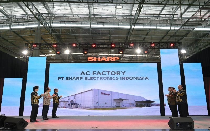 Sharp Resmikan Pabrik Baru Senilai Rp582 Miliar di Karawang