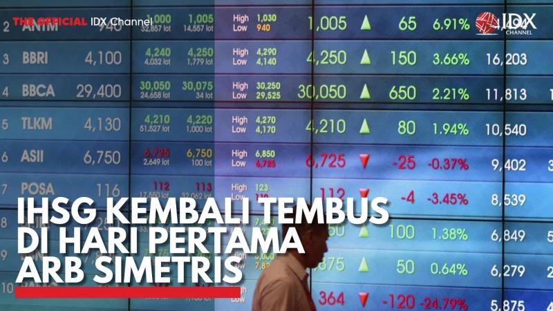 IHSG Kembali Tembus di Hari Pertama ARB Simetris. (Sumber : IDXChannel)