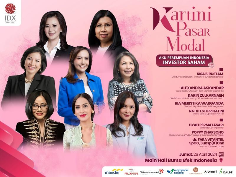 IDX Channel Gelar Kartini Pasar Modal, Hadirkan Perempuan Hebat di Dunia Pasar Modal