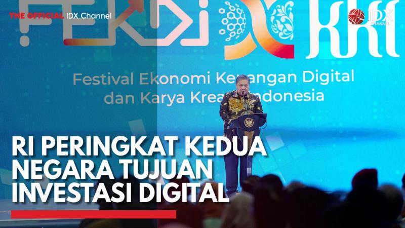 RI Peringkat Kedua Negara Tujuan Investasi Digital,(Sumber: IDX CHANNEL)