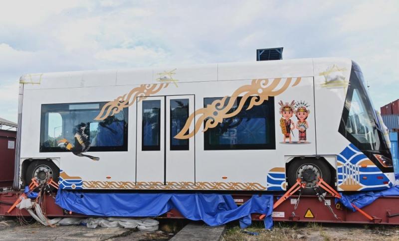 Infrastruktur Jalan Rampung, Kereta Tanpa Awak di IKN Siap Uji Coba Besok