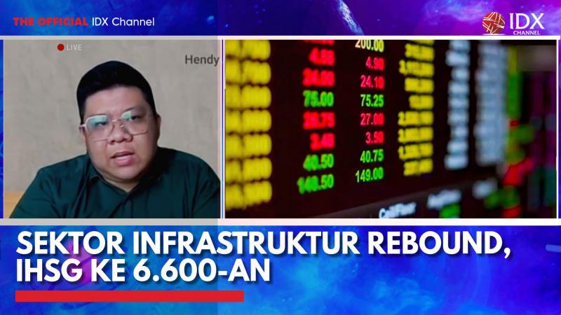 Sektor Infrastruktur Rebound, IHSG ke 6.600-an,(Sumber: IDX CHANNEL)