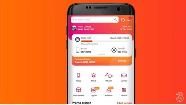 Jangan Bingung, Coba Ikuti Cara Stop Paket Harian Tri Lewat SMS dan Aplikasi Bima+