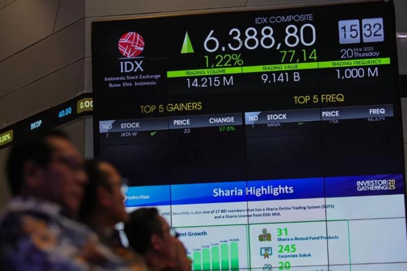 IHSG Lanjutkan Penguatan, Sesi I Kembali ke Level 6.000