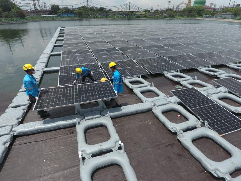 Proyek PLTS Terapung Tembesi Masuk Fase Konstruksi, Siap Bangun Energi Bersih di Batam