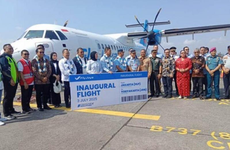 FlyJaya Buka Rute Penerbangan Halim–Adisutjipto DIY Pakai Pesawat ATR 72