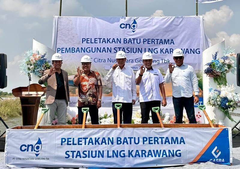 Emiten Gas Industri (CGAS) Targetkan Stasiun LNG Karawang Beroperasi Akhir 2026