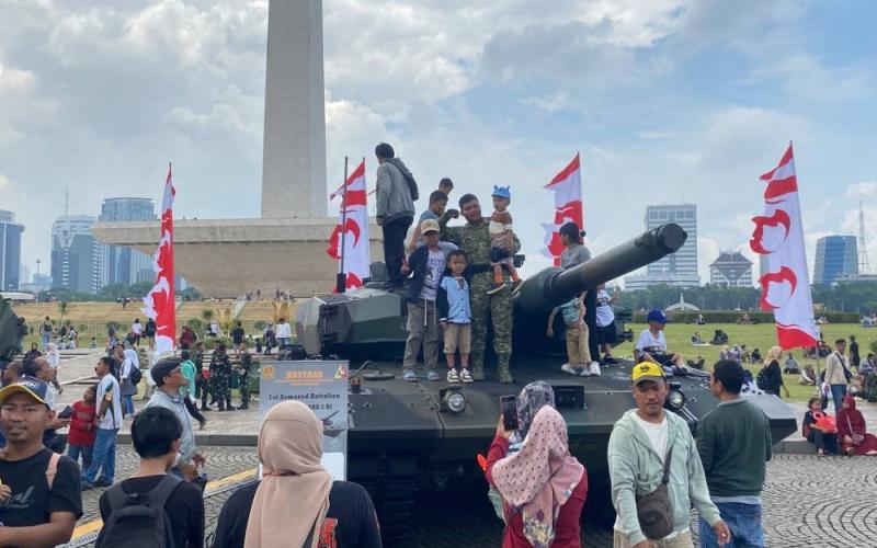 HUT ke-80 TNI di Monas Gratis untuk Masyarakat, Catat Rundown, Cara Masuk hingga Lokasi Parkir