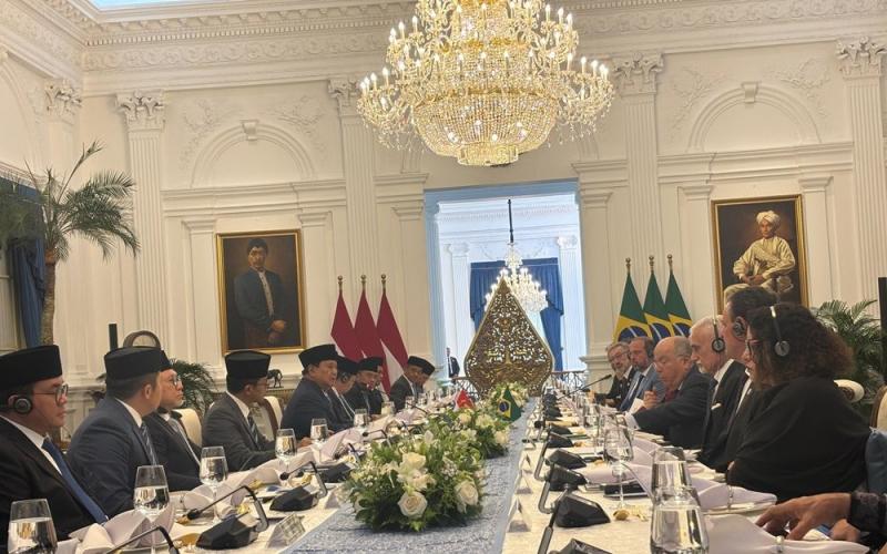 Prabowo Sebut Hubungan Bilateral Akan Membuat Ekonomi Indonesia-Brasil Berkembang Pesat