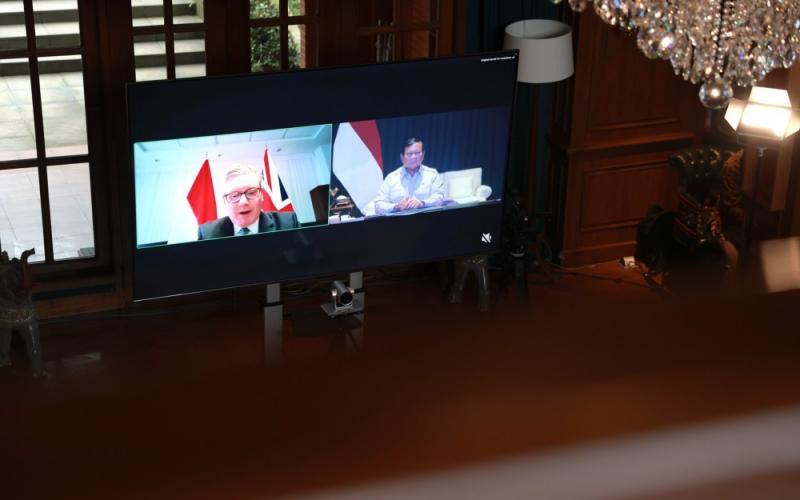 Prabowo Telekonferensi dengan Keir Starmer, Indonesia-Inggris Bakal Bangun 1.000 Kapal Penangkap Ika