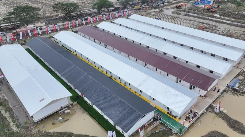 PTPP dan Danantara Bangun 600 Unit Hunian Sementara di Aceh Tamiang