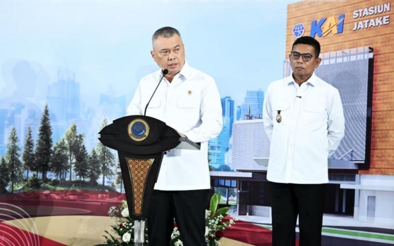 Menhub Dudy Resmikan Stasiun Jatake, Siap Layani 20 ribu Orang per Hari 