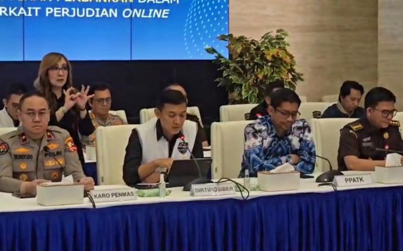 Polri Serahkan Uang Rp58 Miliar Hasil Pencucian Uang Judi Online ke Kejaksaan