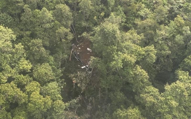 Helikopter PK-CFX Sempat Kirim Sinyal Darurat sebelum Jatuh di Hutan Kalbar 