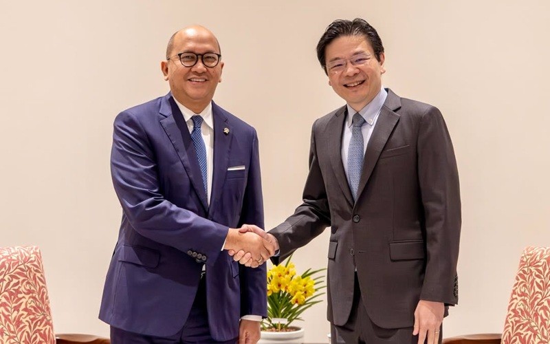 Rosan Roeslani Temui PM Singapura, Bahas Penguatan Kerja Sama Ekonomi Hijau
