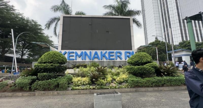Begini Situasi Terkini Demo Buruh di Kemnaker