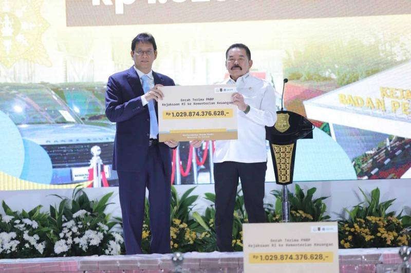 Pemulihan Aset Kejagung Perkuat APBN, Kemenkeu Terima Rp1,029 Triliun
