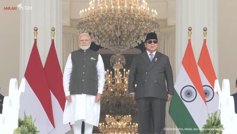 Perkuat Konektivitas, Prabowo-Modi Dukung Pembangunan Pelabuhan yang Hubungkan RI-India