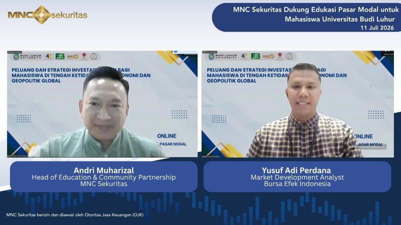 MNC Sekuritas Dukung Edukasi Pasar Modal untuk Mahasiswa Universitas Budi Luhur