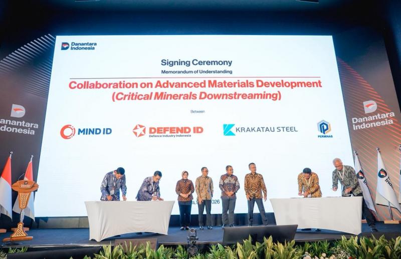 Empat BUMN Sepakat Bangun Proyek Hilirisasi Mineral