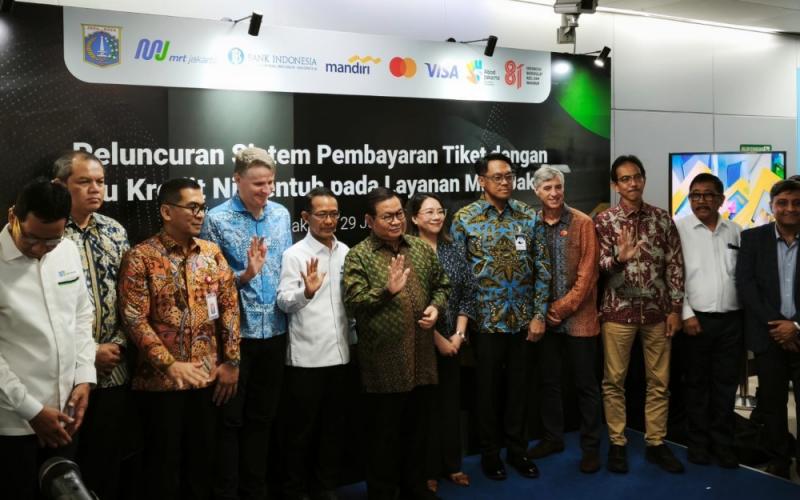 Naik MRT Jakarta Kini Bisa Pakai Kartu Kredit Nirkontak
