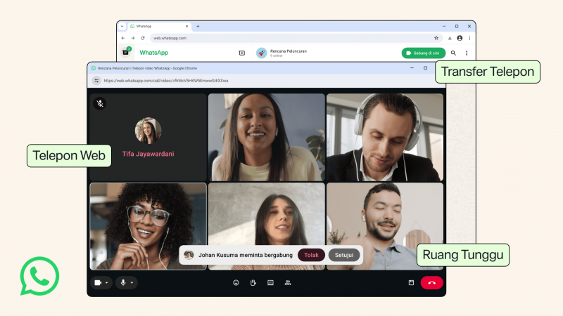WhatsApp Web Kini Bisa untuk Panggilan Audio dan Video Call, Intip Detail Fiturnya