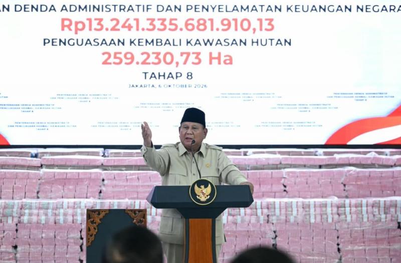 Prabowo Apresiasi Satgas PKH Selamatkan 6,2 Juta Hektare Senilai Rp400 Triliun