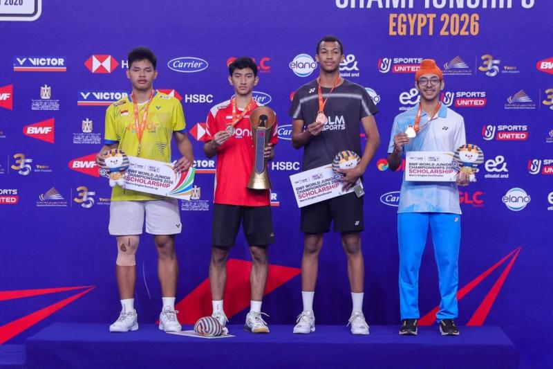 Indonesia Borong Empat Medali di WJC Kairo, BNI Apresiasi Pembinaan Talenta Muda PBSI