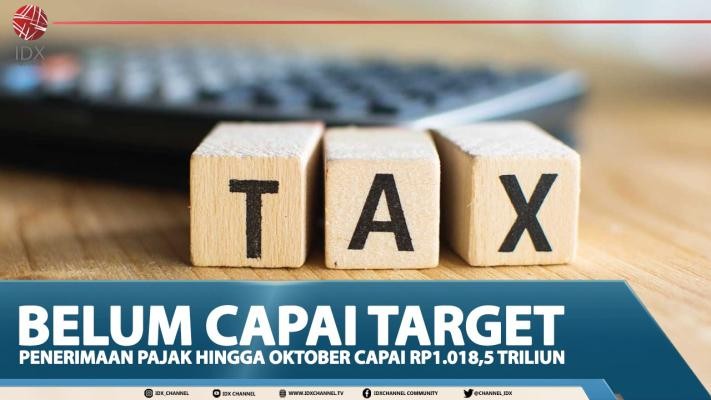 Belum Capai Target, Penerimaan Pajak Hingga Oktober Capai Rp1.018,5 Triliun