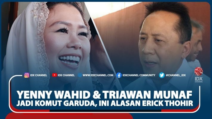 Yenny Wahid & Triawan Munaf Jadi Komut Garuda, Ini Alasan Erick Thohir