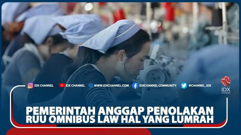 Pemerintah Anggap Penolakan RUU Omnibus Law Hal Yang Lumrah