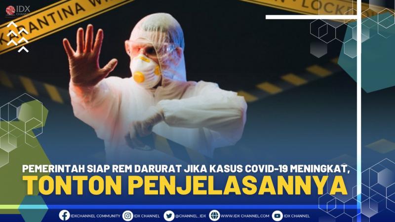 Pemerintah Siap Rem Darurat Jika Kasus Covid-19 Meningkat, Tonton PenjelasannyaÂ